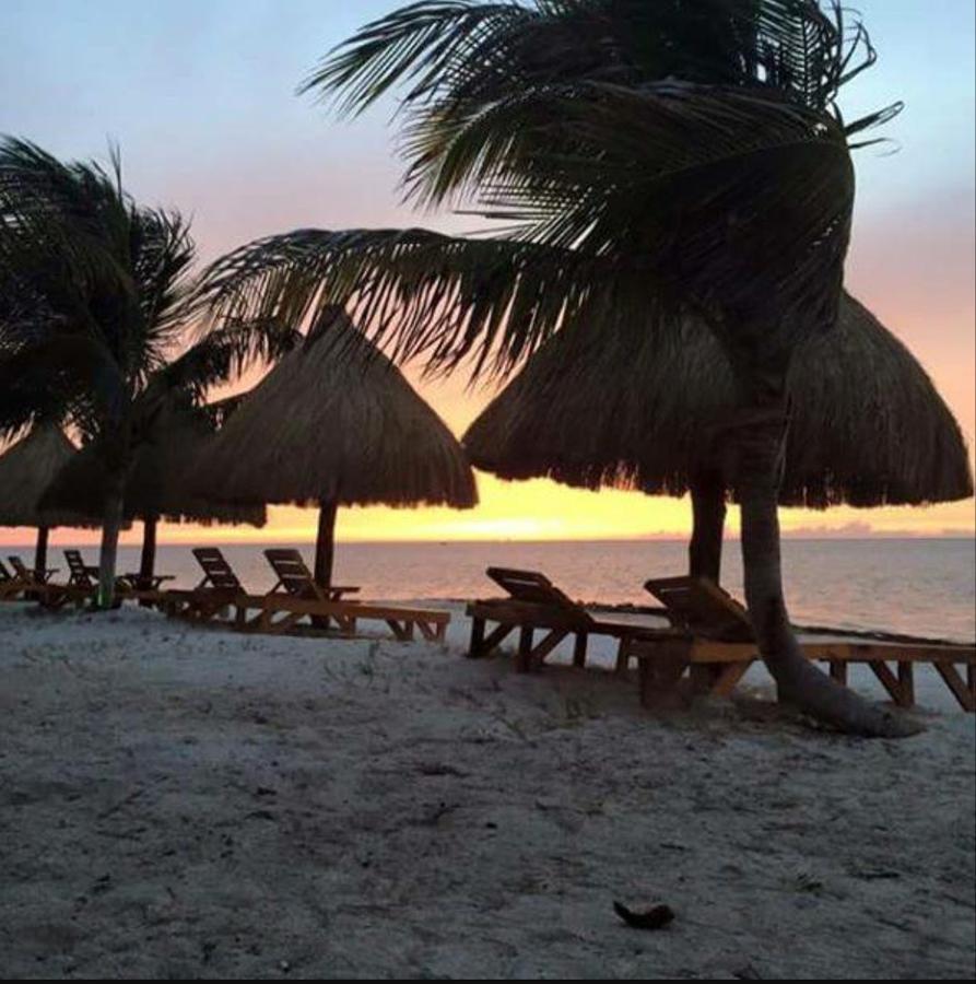 Cabanas Perla Escondida Hotel Dzilam de Bravo Bagian luar foto