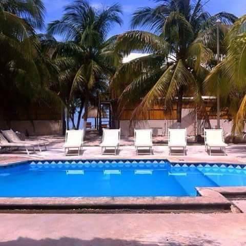 Cabanas Perla Escondida Hotel Dzilam de Bravo Bagian luar foto