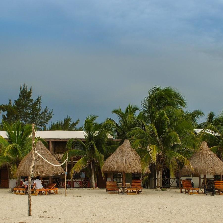 Cabanas Perla Escondida Hotel Dzilam de Bravo Bagian luar foto