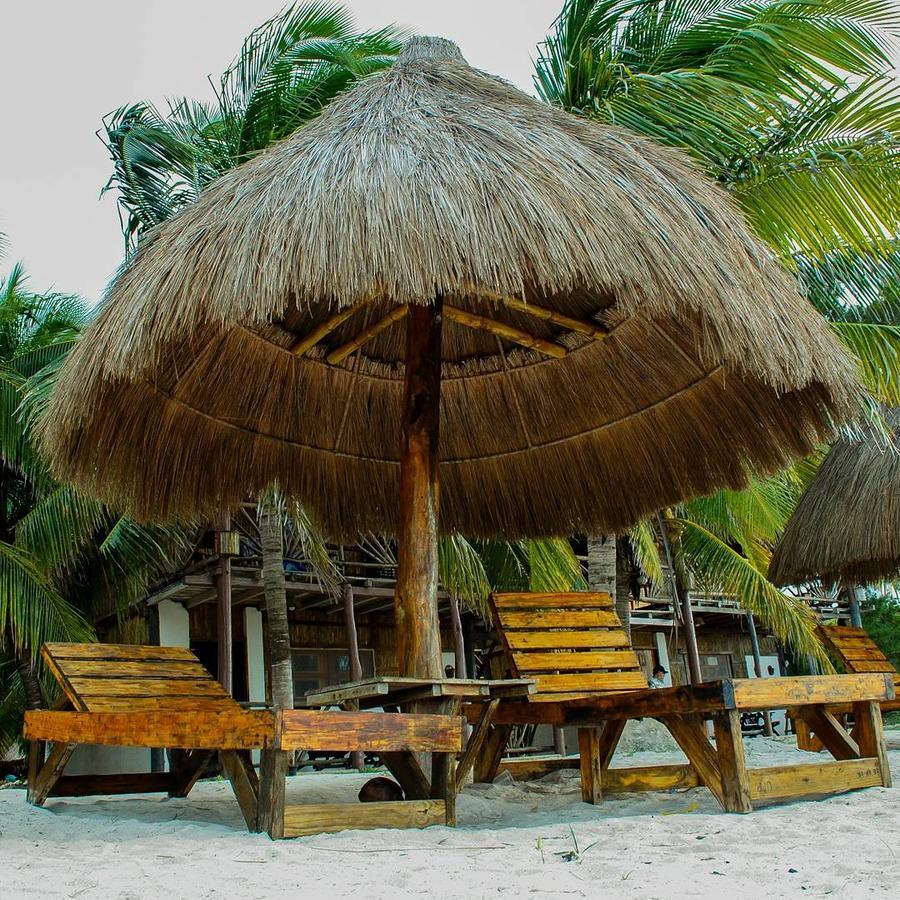 Cabanas Perla Escondida Hotel Dzilam de Bravo Bagian luar foto