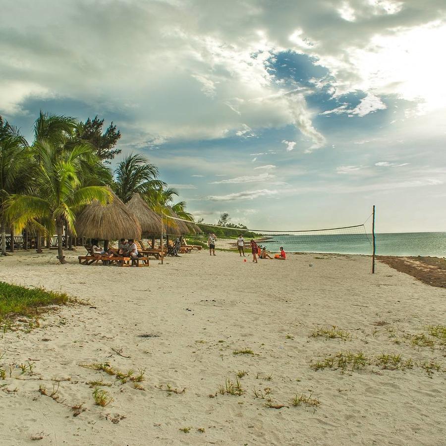 Cabanas Perla Escondida Hotel Dzilam de Bravo Bagian luar foto